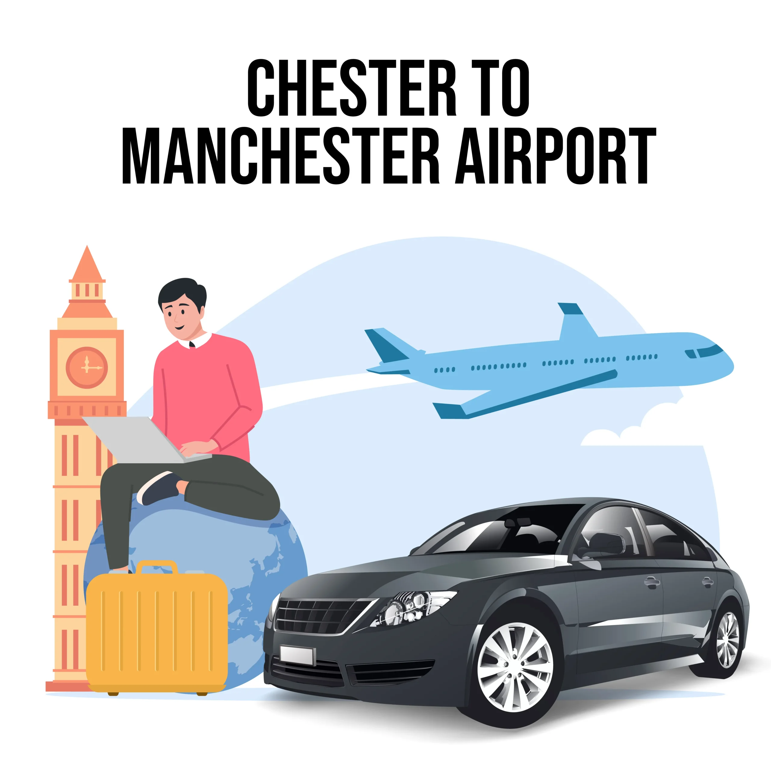 Chester to Manchester Airport Taxi