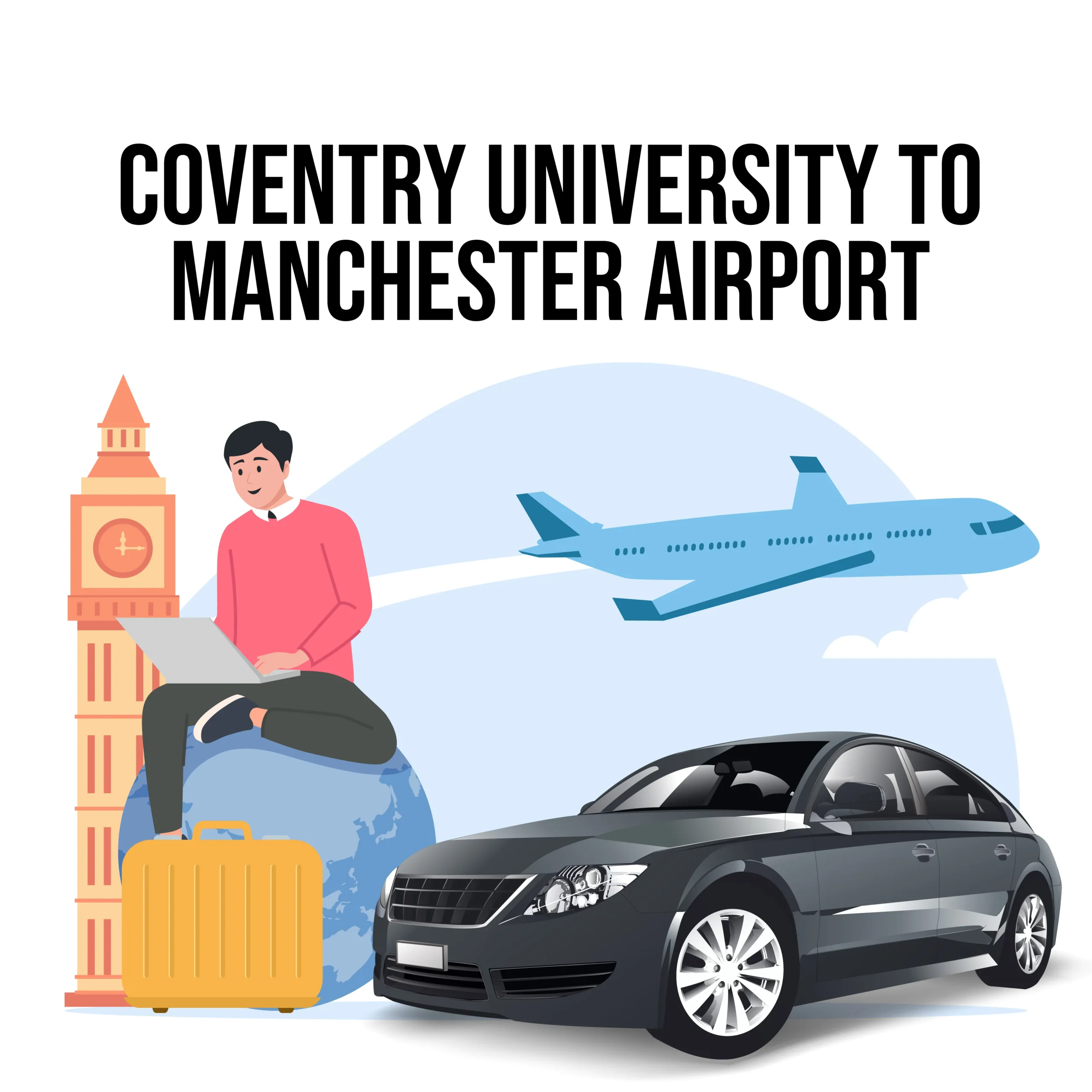 Coventry University to Manchester Airport Taxi