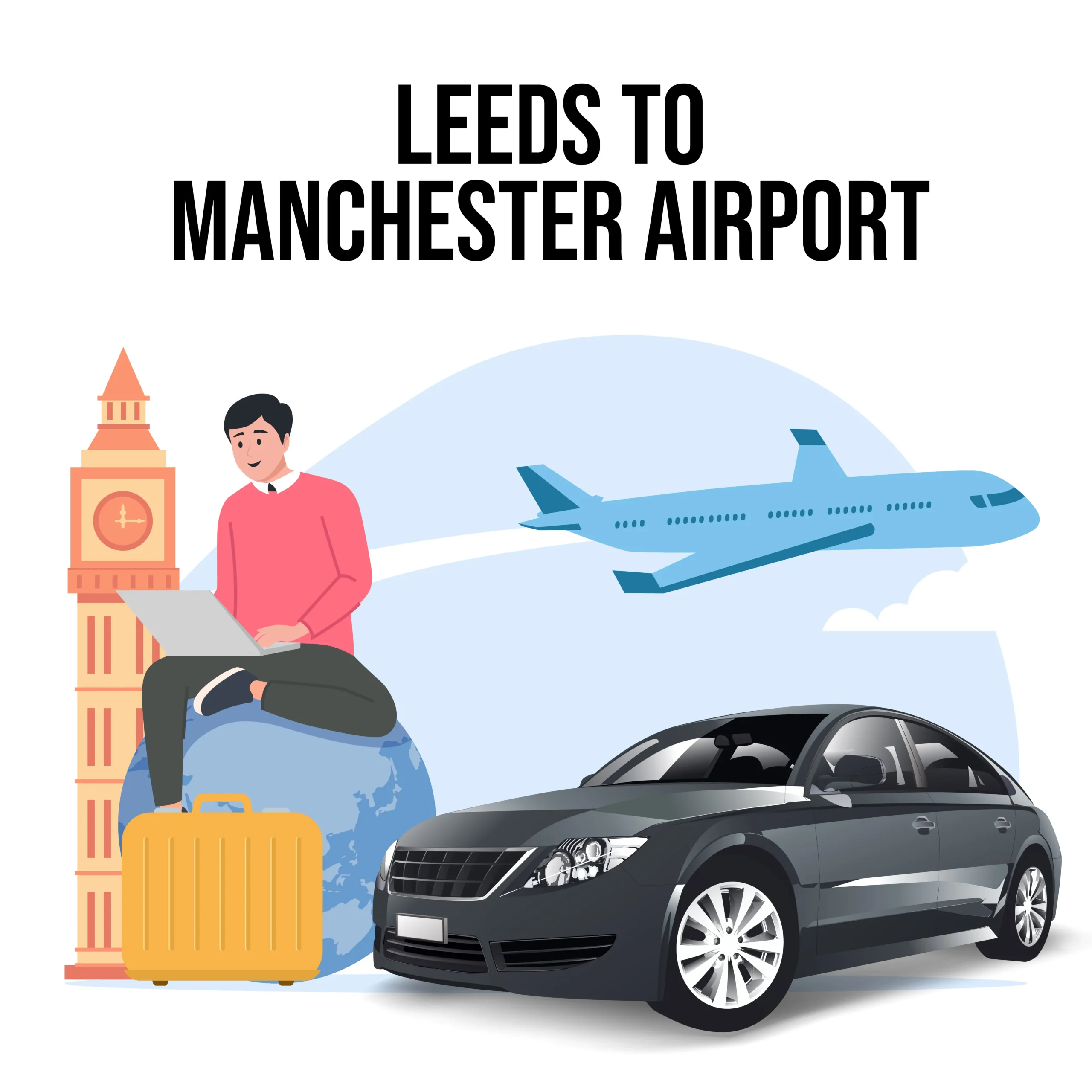 Leeds to Manchester Airport Taxi
