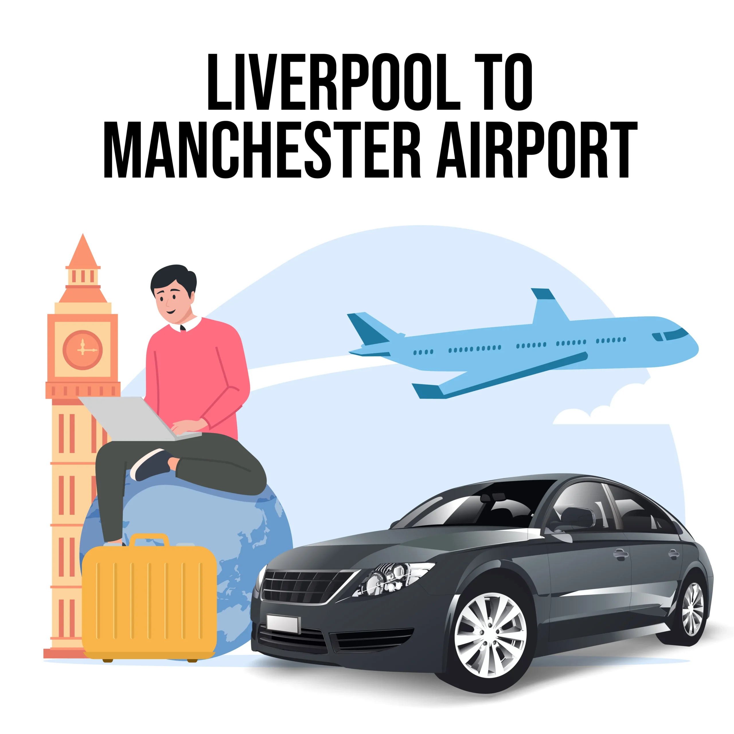 Liverpool to Manchester Airport Taxi