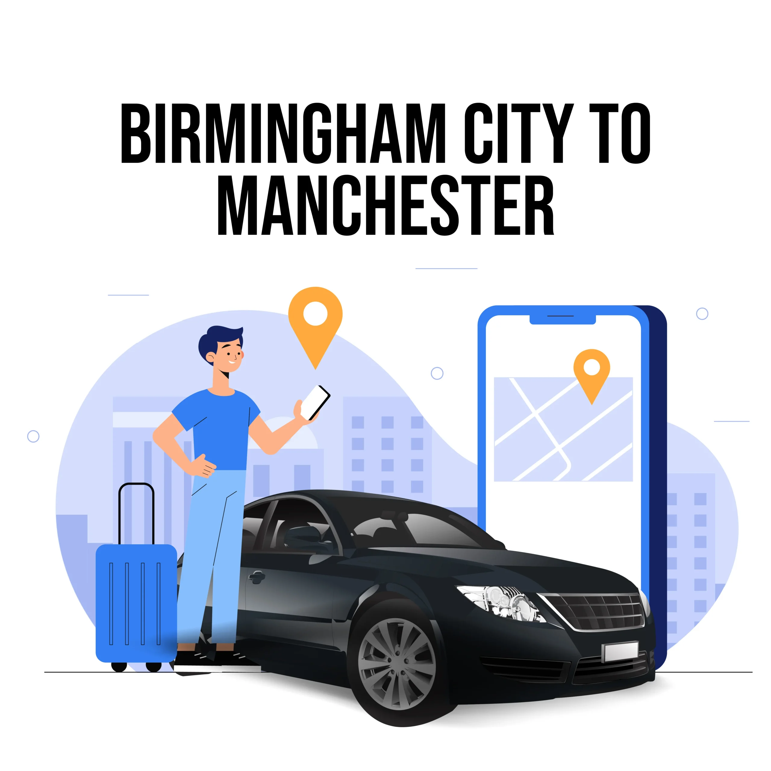 Birmingham City To Manchester Taxi