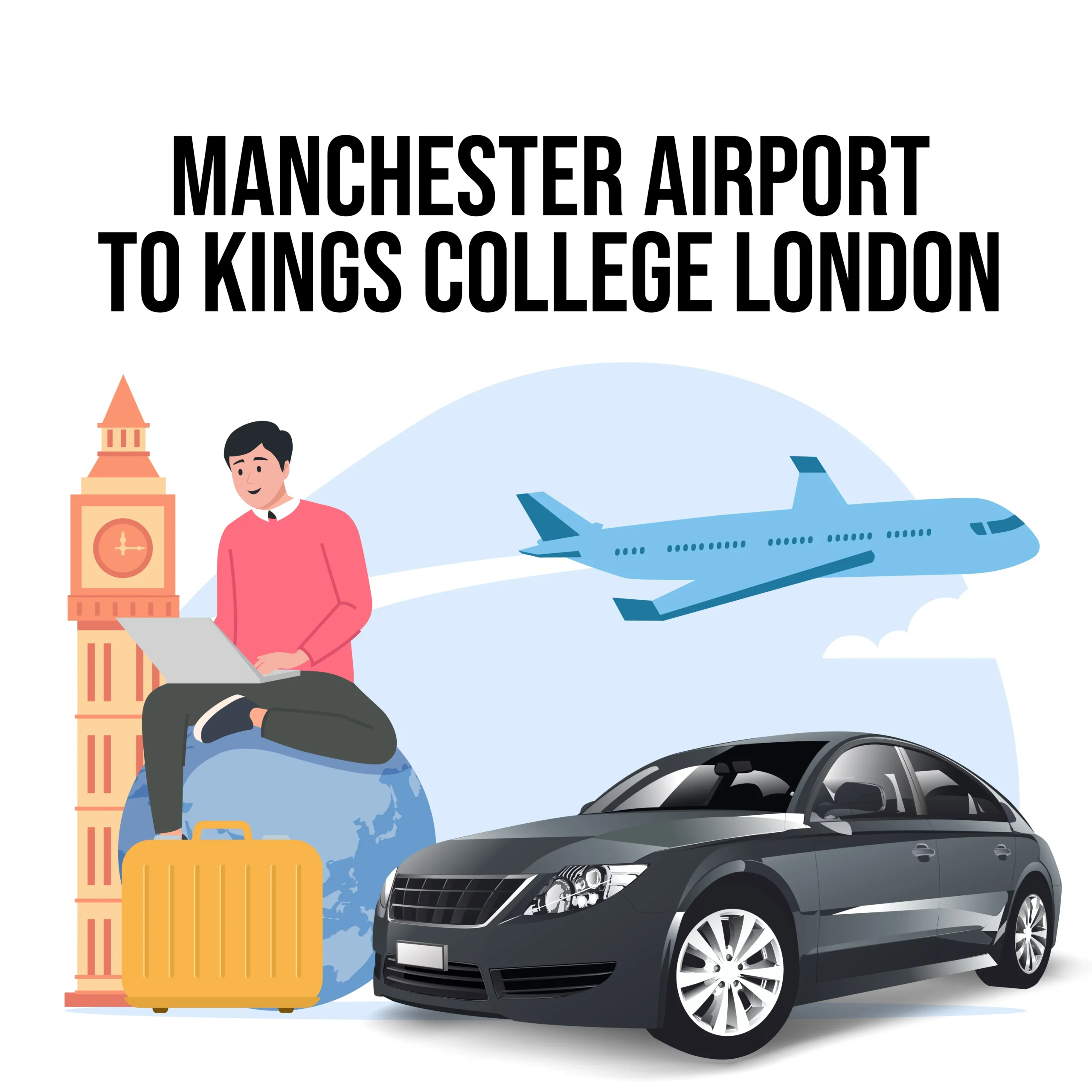 Manchester Airport To Kings College London Taxi