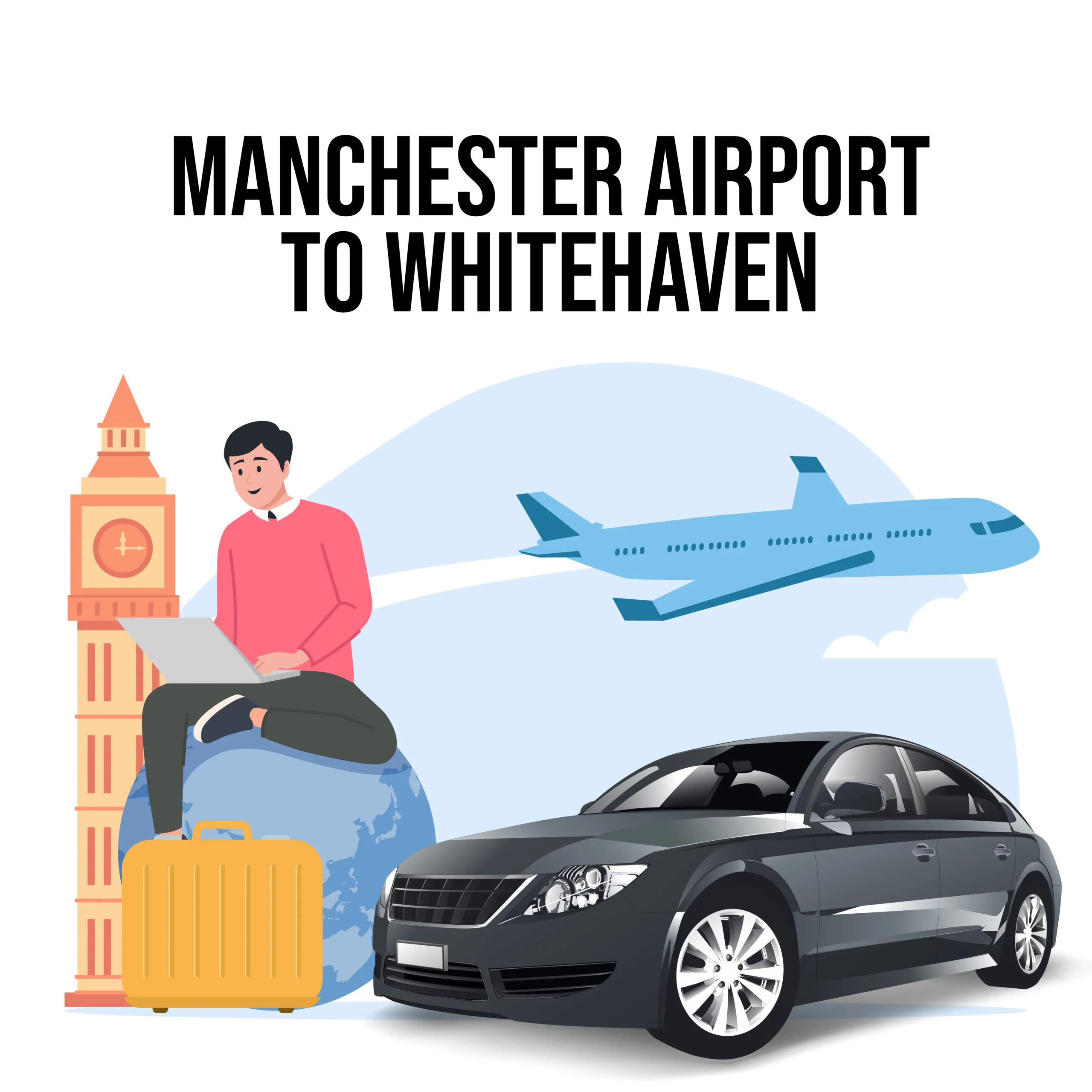 Manchester Airport To Whitehaven Taxi