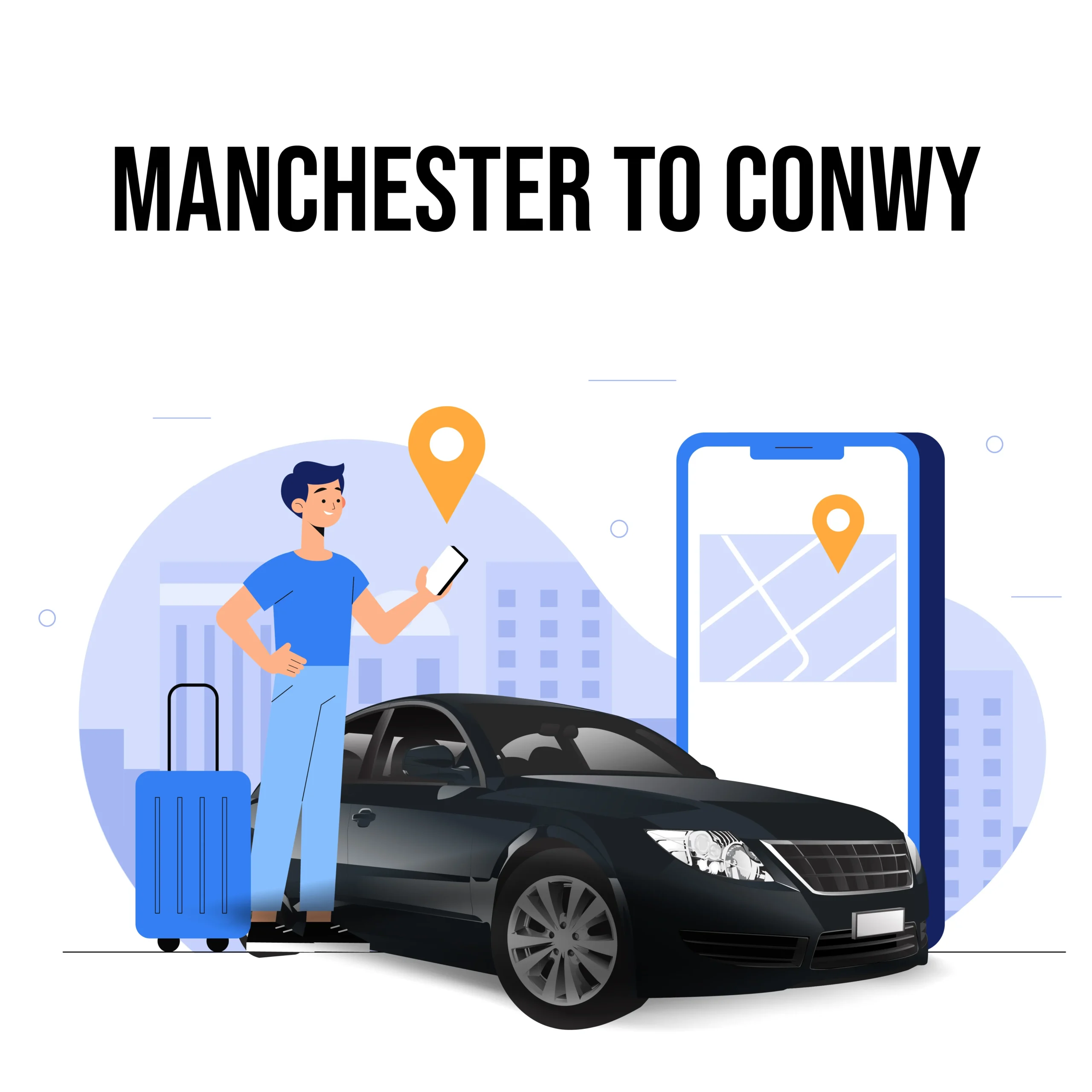 Manchester To Conwy Taxi